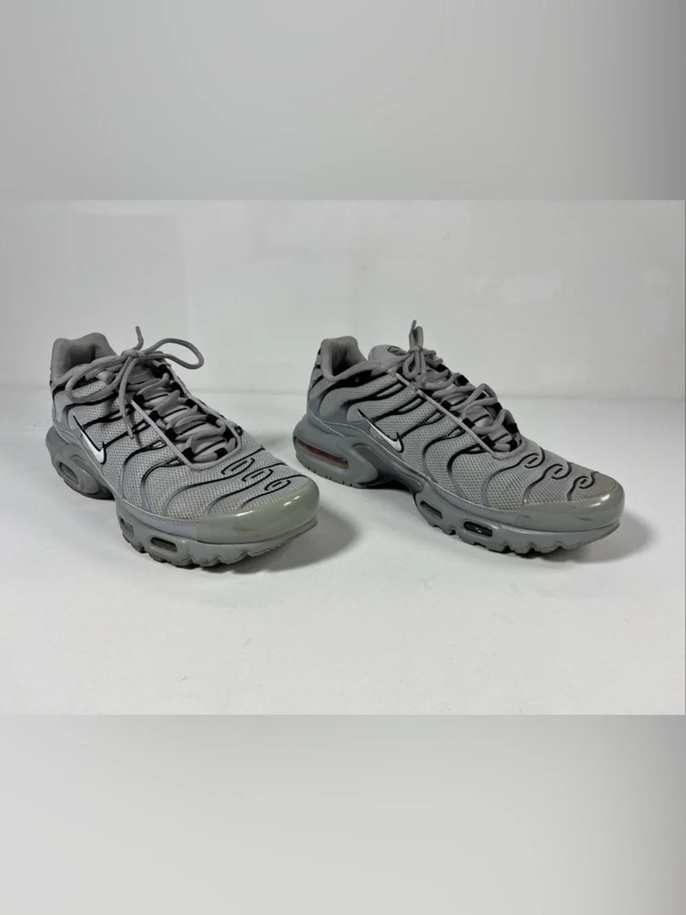 SOLD Nike Air Max Plus Tn Wolf Grey Sneakers Shoes 852630-021 Men’s 10 - Picture 5 of 14